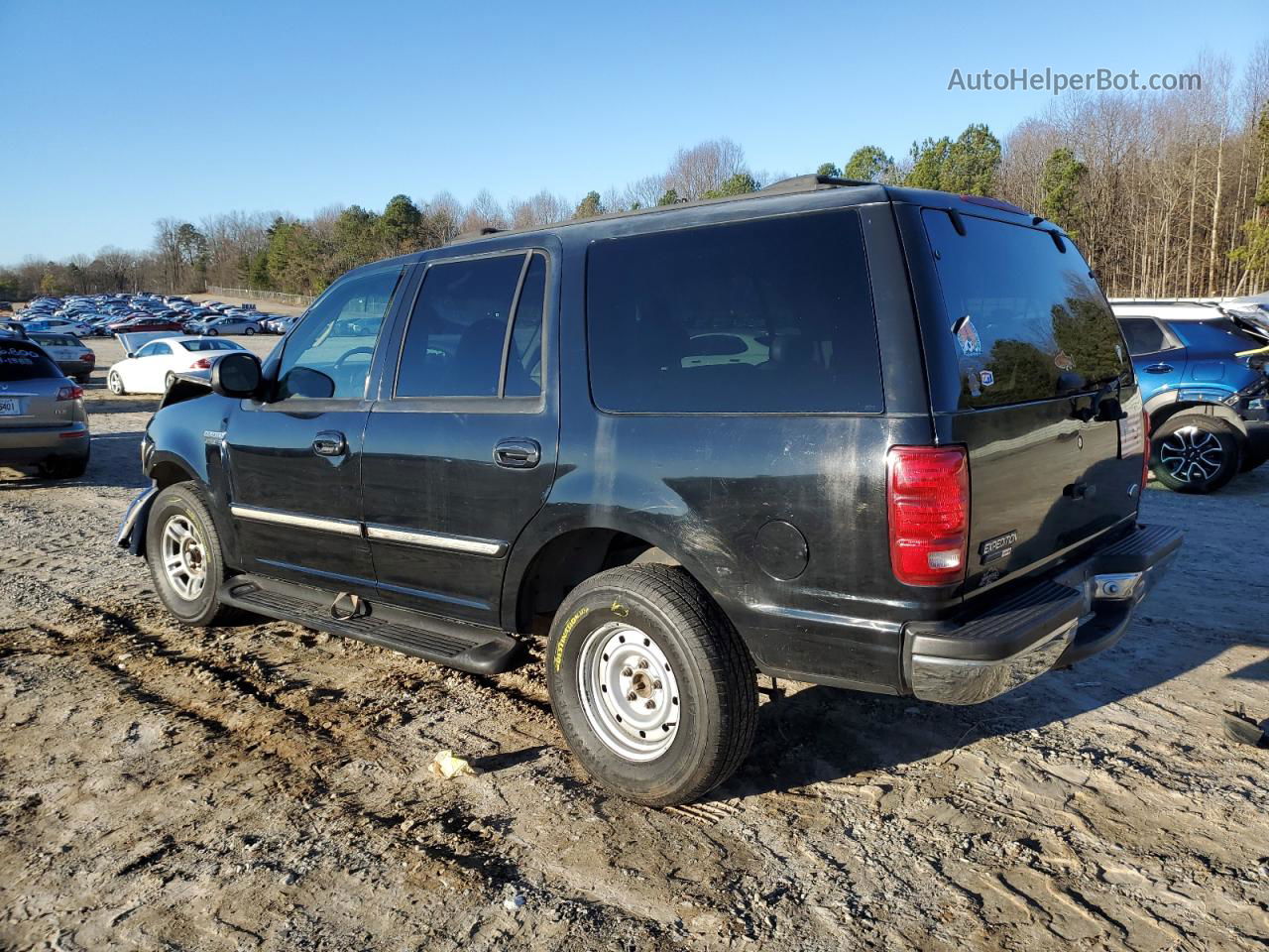 2001 Ford Expedition Xlt Black vin: 1FMRU15W21LA03525