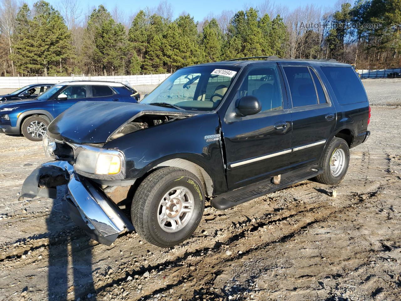 2001 Ford Expedition Xlt Черный vin: 1FMRU15W21LA03525