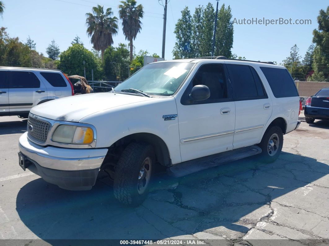 2001 Ford Expedition Xlt White vin: 1FMRU15W31LA12606