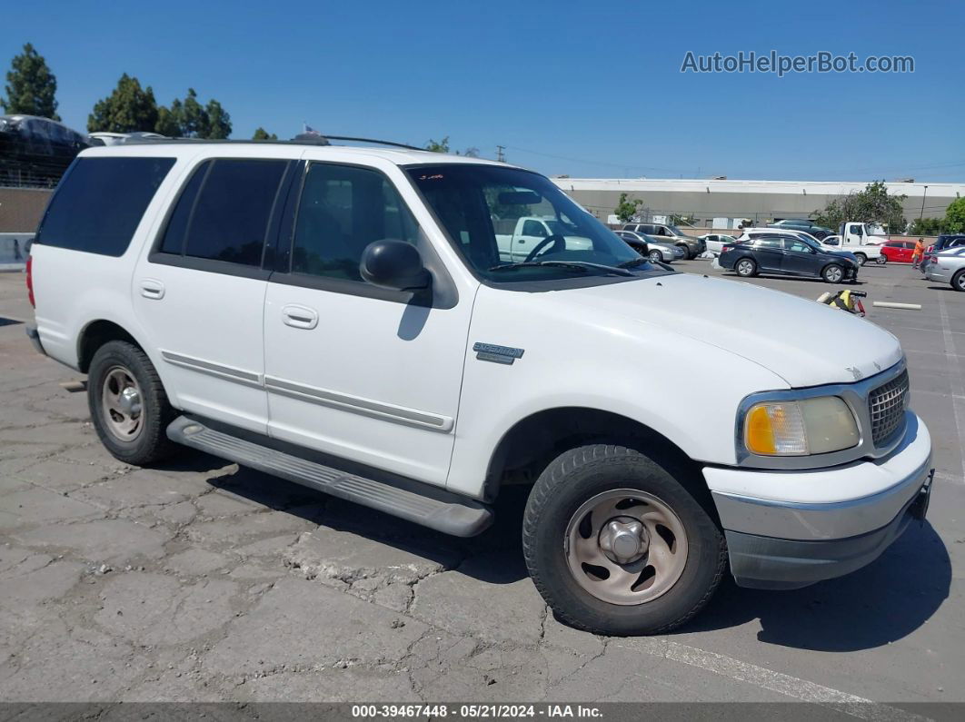 2001 Ford Expedition Xlt White vin: 1FMRU15W31LA12606