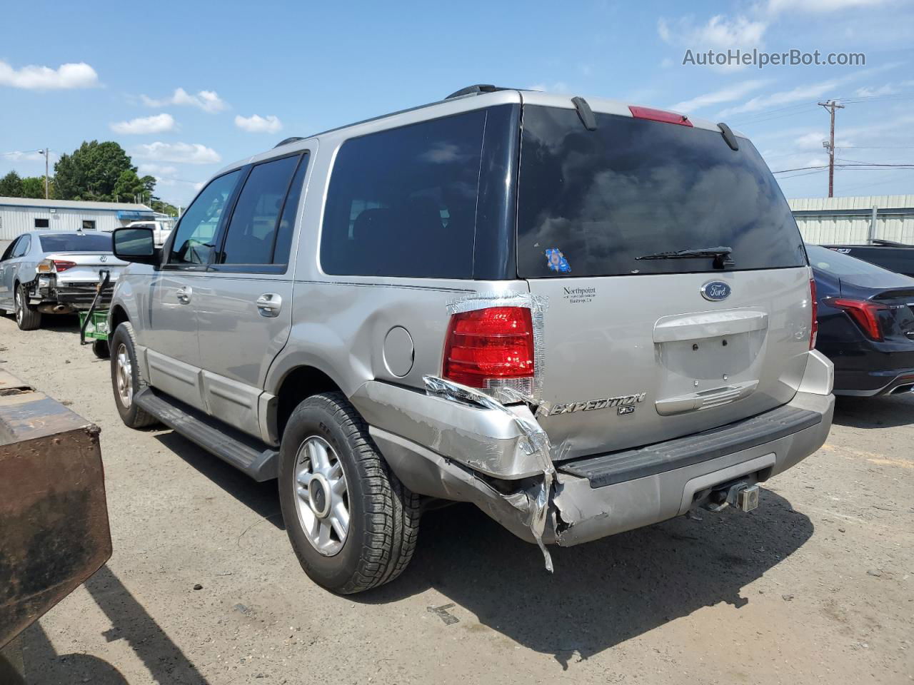 2003 Ford Expedition Xlt Серебряный vin: 1FMRU15W33LA15637