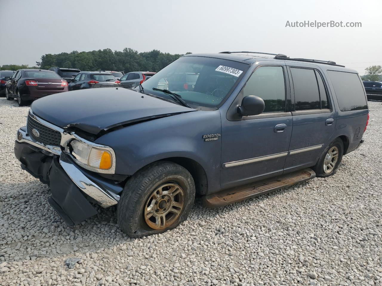 2001 Ford Expedition Xlt Синий vin: 1FMRU15W41LB53832