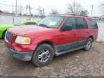 2003 Ford Expedition Xlt Red vin: 1FMRU15W43LA07742