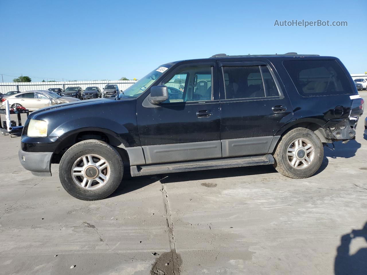 2003 Ford Expedition Xlt Black vin: 1FMRU15W43LA47187