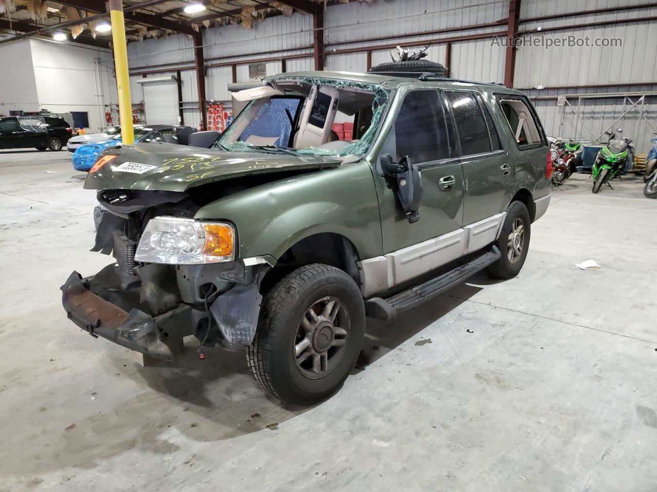 2003 Ford Expedition Xlt Green vin: 1FMRU15W43LB54255