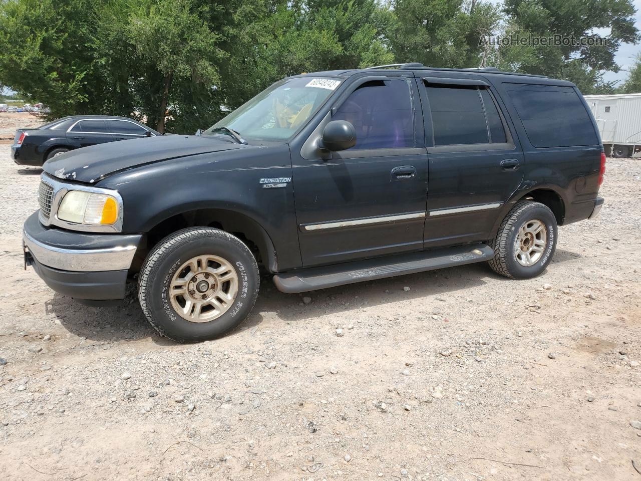 2001 Ford Expedition Xlt Black vin: 1FMRU15W51LB39292