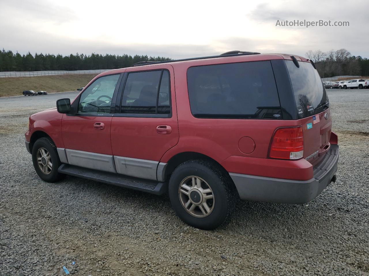 2003 Ford Expedition Xlt Red vin: 1FMRU15W53LB30627