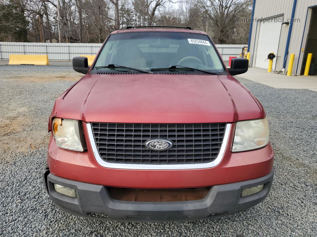 2003 Ford Expedition Xlt Red vin: 1FMRU15W53LB30627