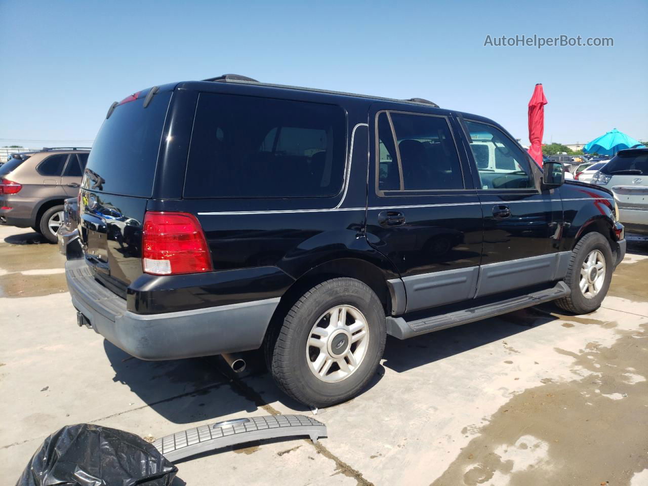 2003 Ford Expedition Xlt Black vin: 1FMRU15W53LB42860