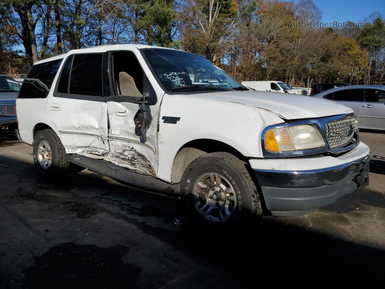 2001 Ford Expedition Xlt Белый vin: 1FMRU15W61LA57782