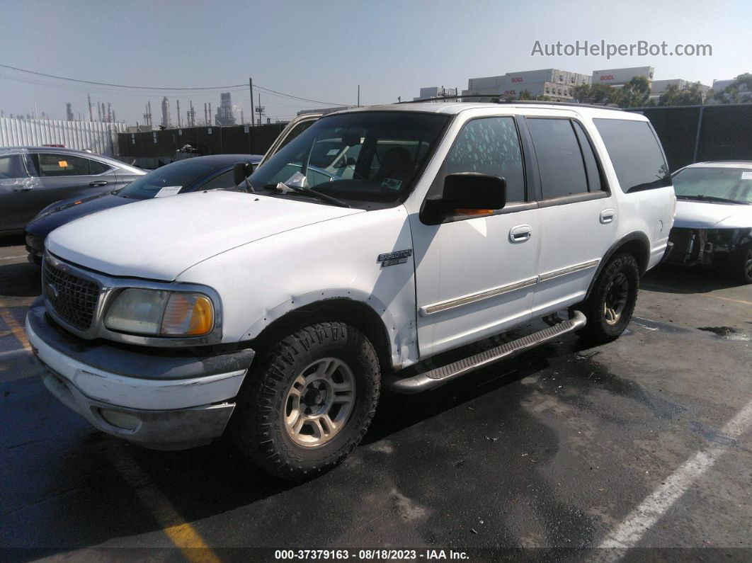 2001 Ford Expedition Xlt White vin: 1FMRU15W61LA89910