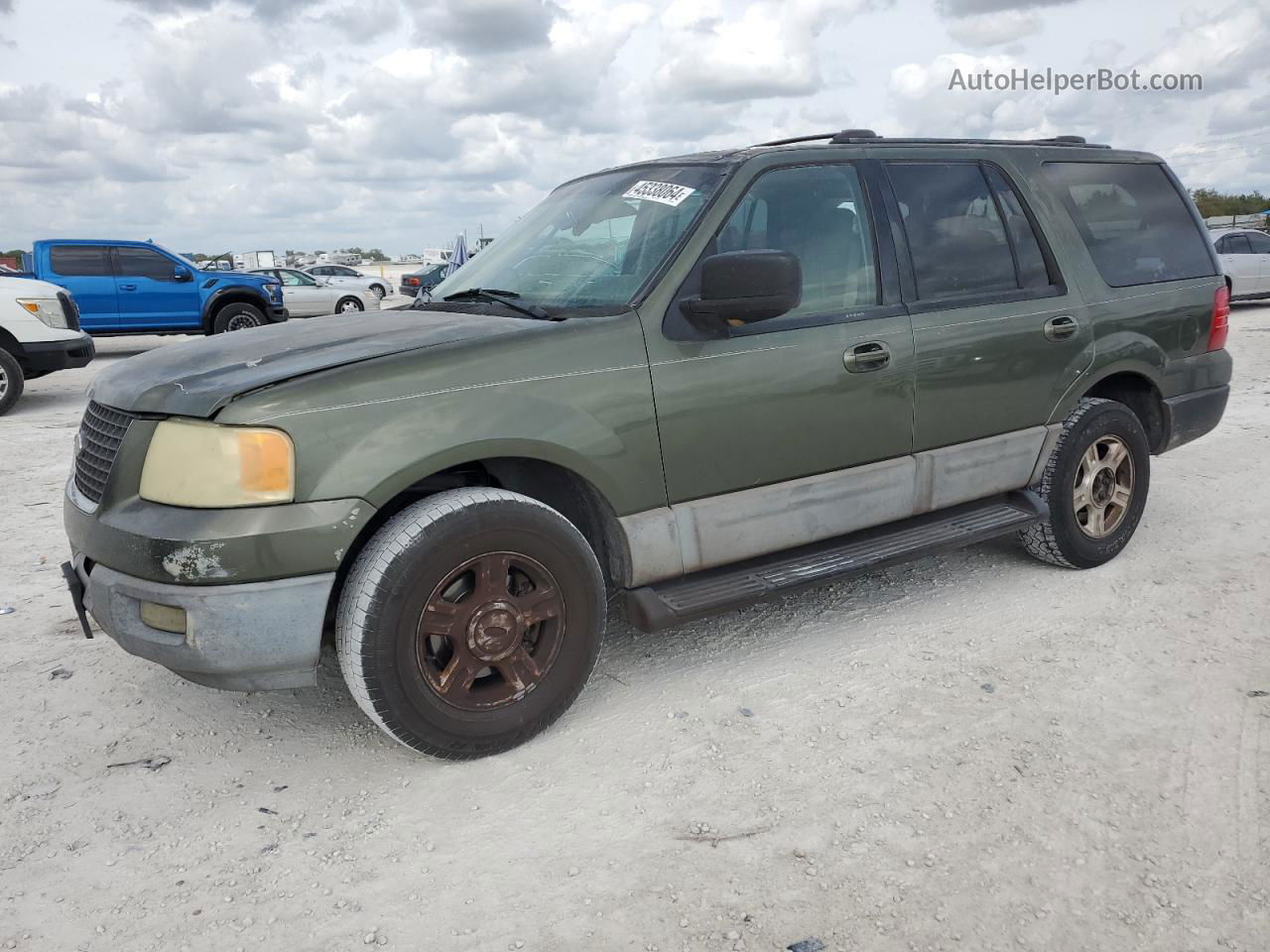 2003 Ford Expedition Xlt Зеленый vin: 1FMRU15W63LA25837