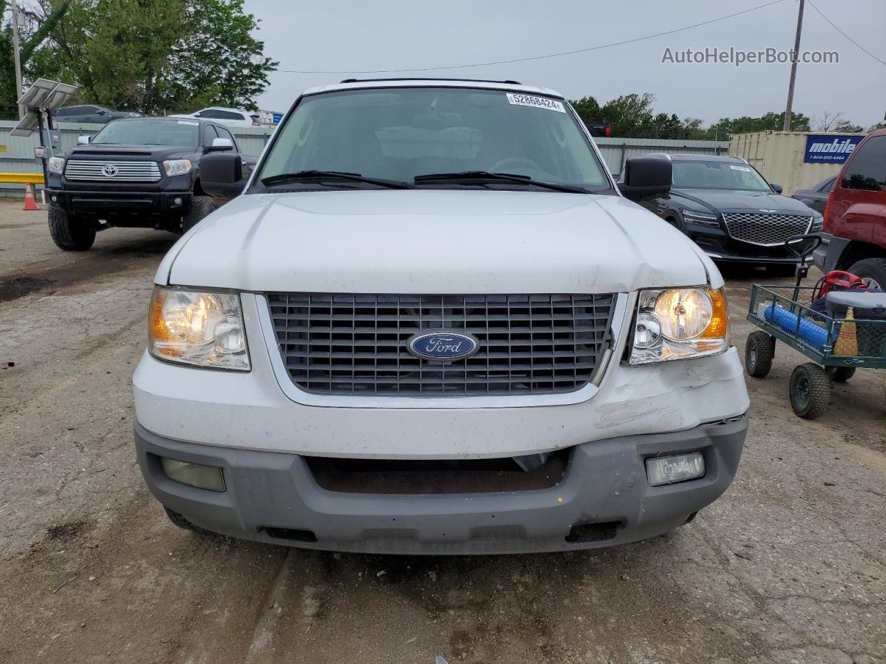 2003 Ford Expedition Xlt White vin: 1FMRU15W63LC61968