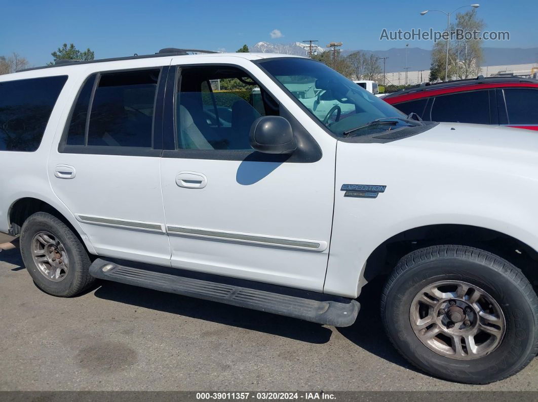 2001 Ford Expedition Xlt White vin: 1FMRU15W71LA06419