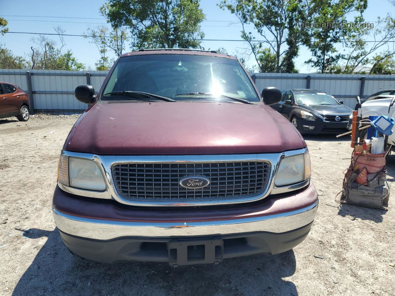 2001 Ford Expedition Xlt Red vin: 1FMRU15W71LB01742