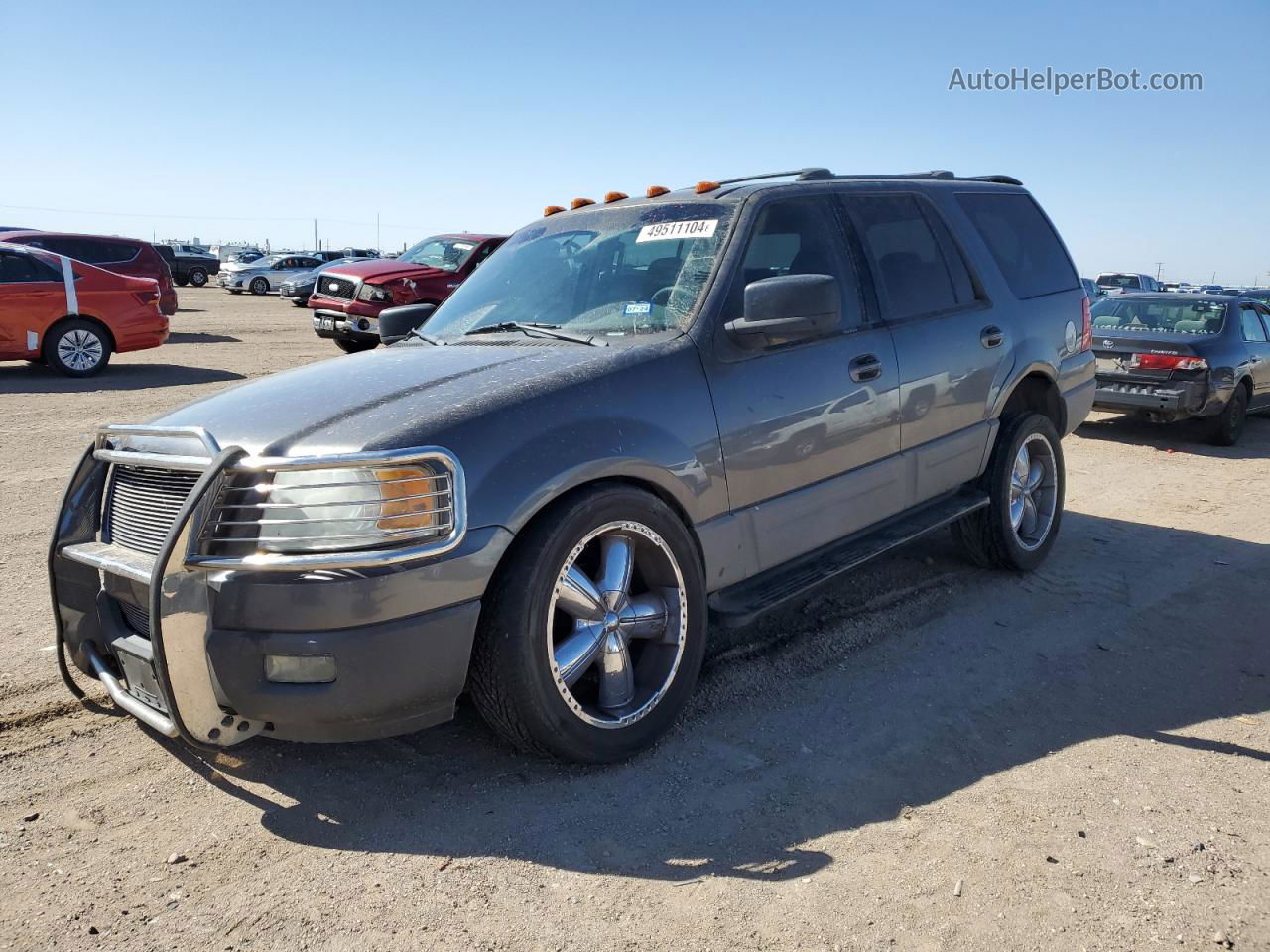 2003 Ford Expedition Xlt Gray vin: 1FMRU15W73LA65909