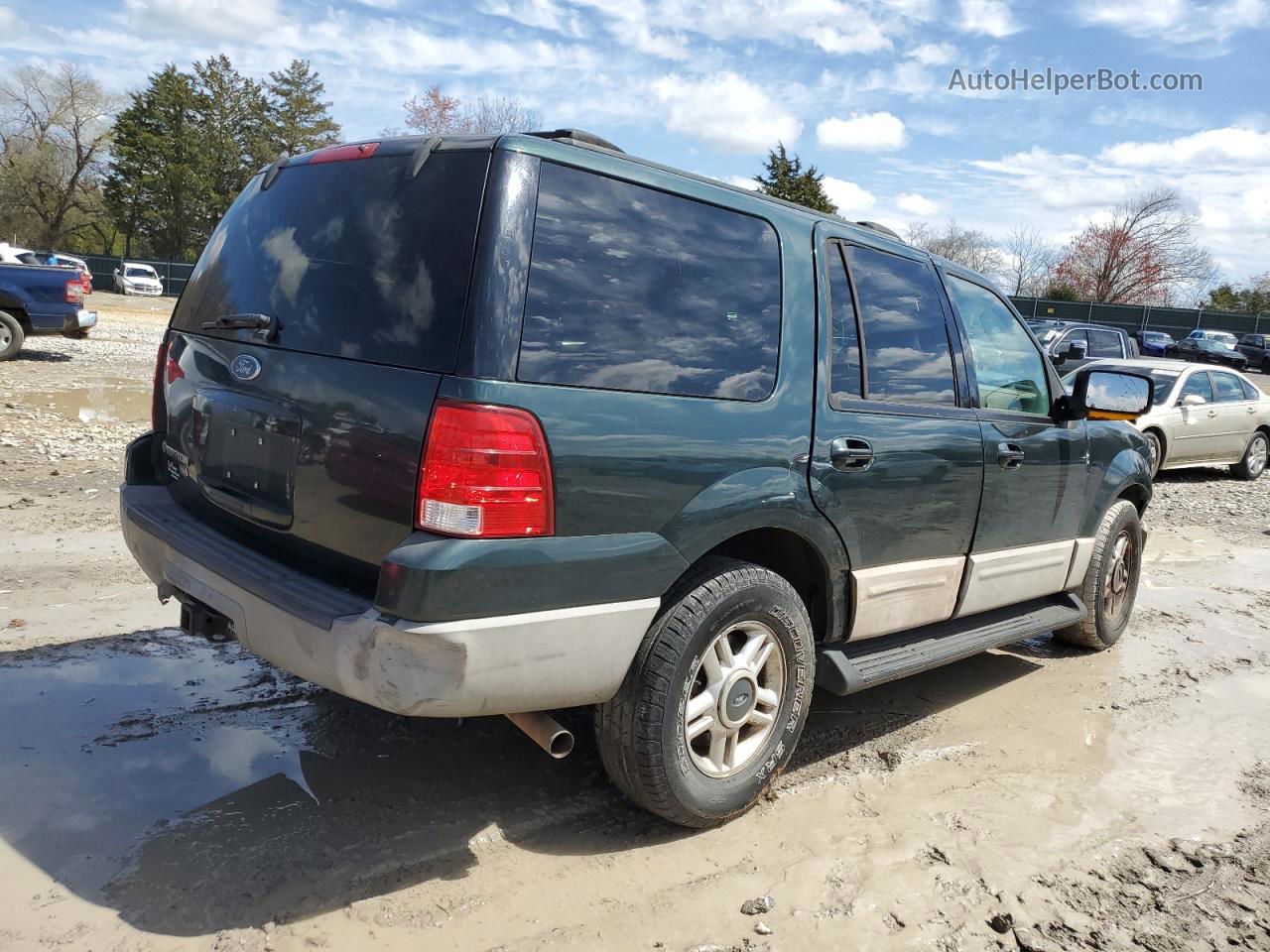 2003 Ford Expedition Xlt Green vin: 1FMRU15W73LB53505