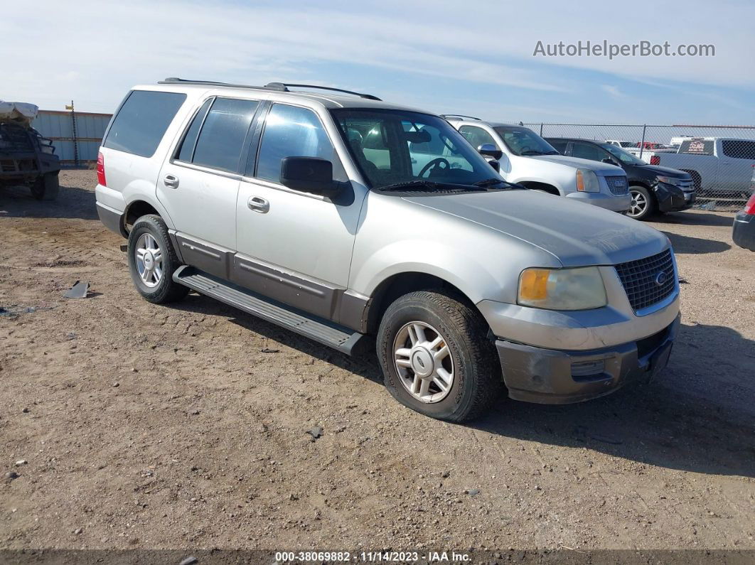 2003 Ford Expedition Xlt Silver vin: 1FMRU15W73LB76458