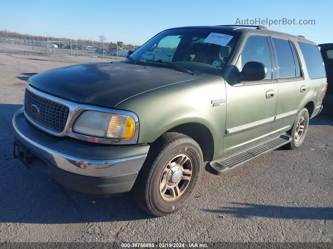 2001 Ford Expedition Xlt Green vin: 1FMRU15W81LA95157