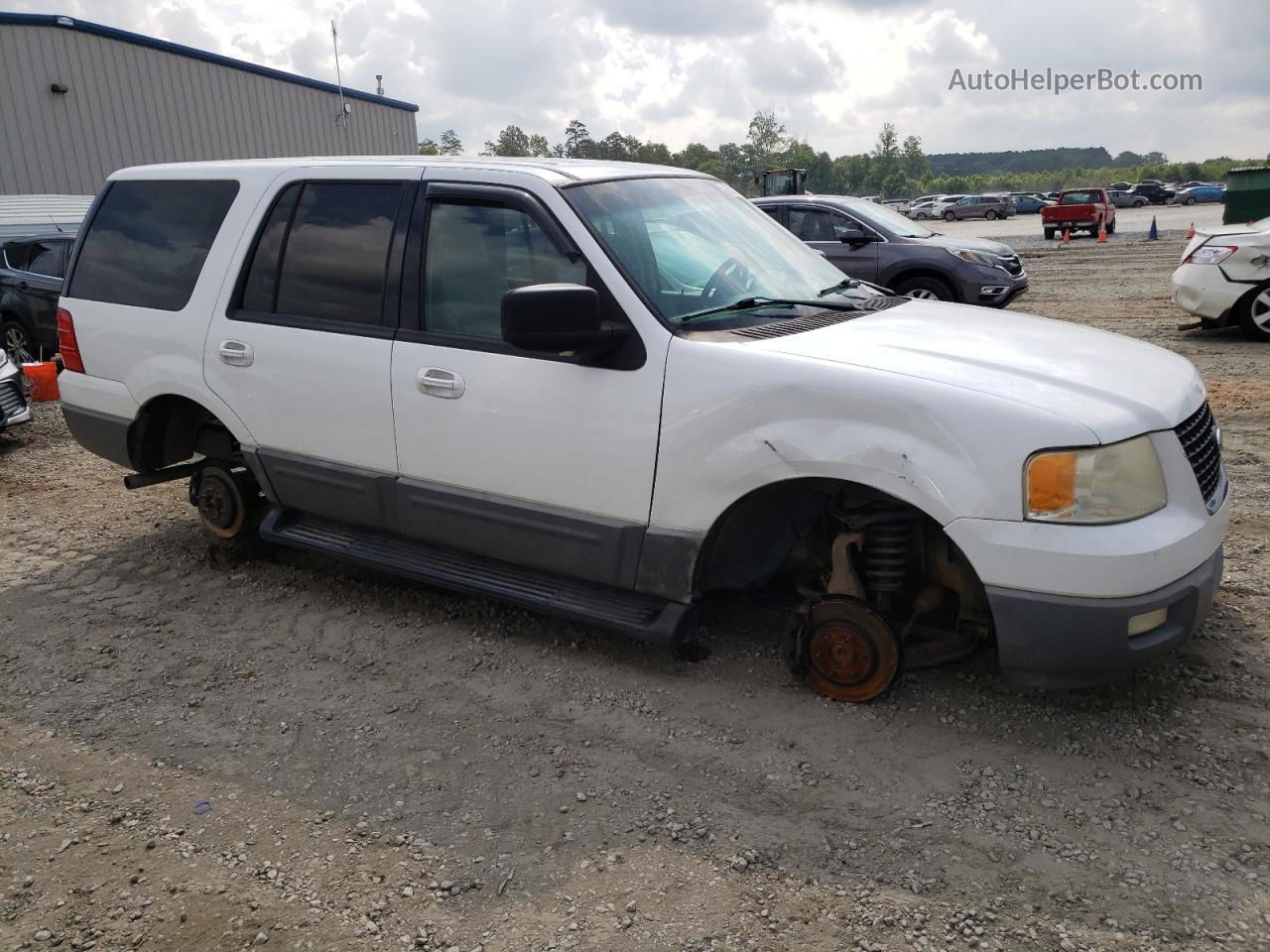 2003 Ford Expedition Xlt Белый vin: 1FMRU15W83LA95534