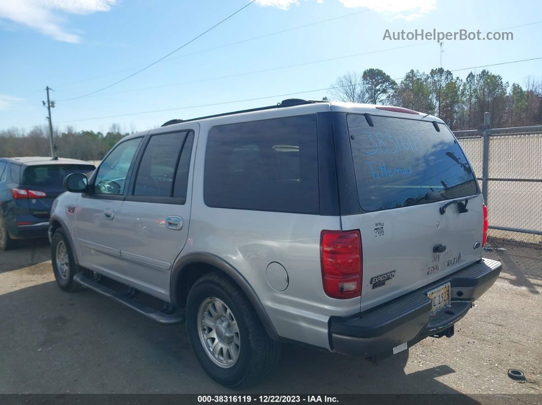 2001 Ford Expedition Xlt Silver vin: 1FMRU15WX1LA71703