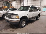 2000 Ford Expedition Xlt White vin: 1FMRU1660YLC10018