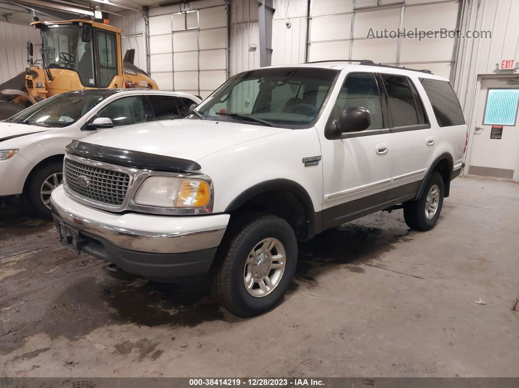 2000 Ford Expedition Xlt White vin: 1FMRU1660YLC10018