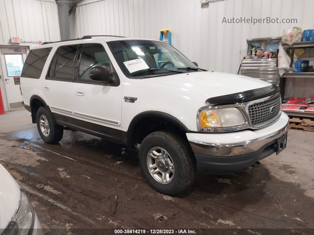 2000 Ford Expedition Xlt White vin: 1FMRU1660YLC10018