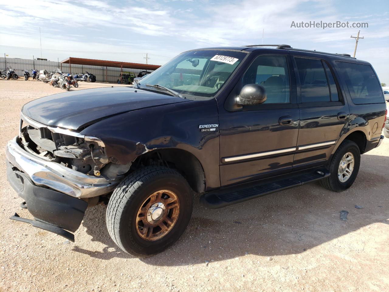 2000 Ford Expedition Xlt Blue vin: 1FMRU1662YLC13261