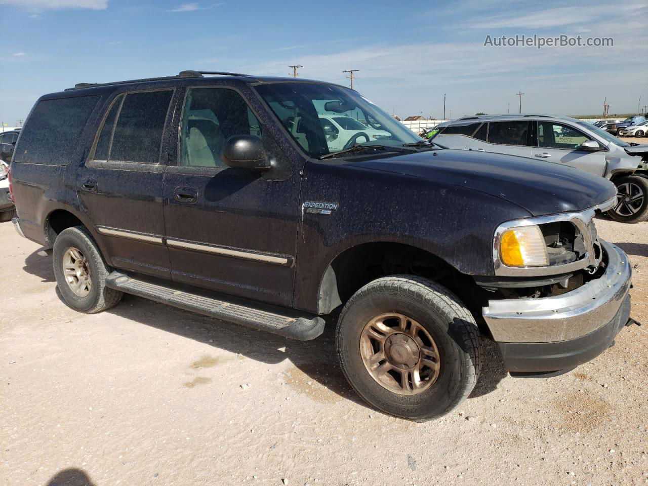 2000 Ford Expedition Xlt Blue vin: 1FMRU1662YLC13261