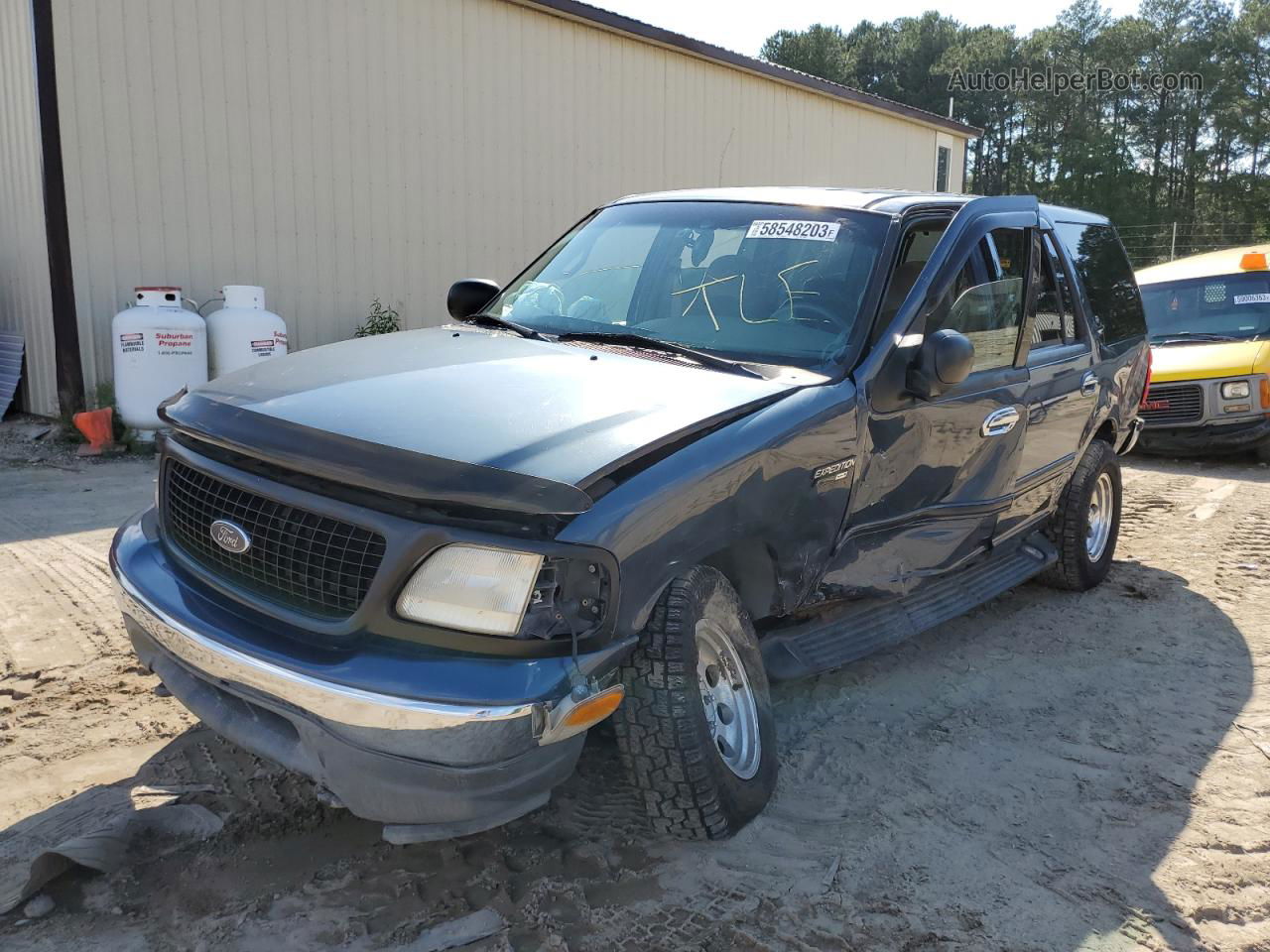 2000 Ford Expedition Xlt Blue vin: 1FMRU1664YLB85902