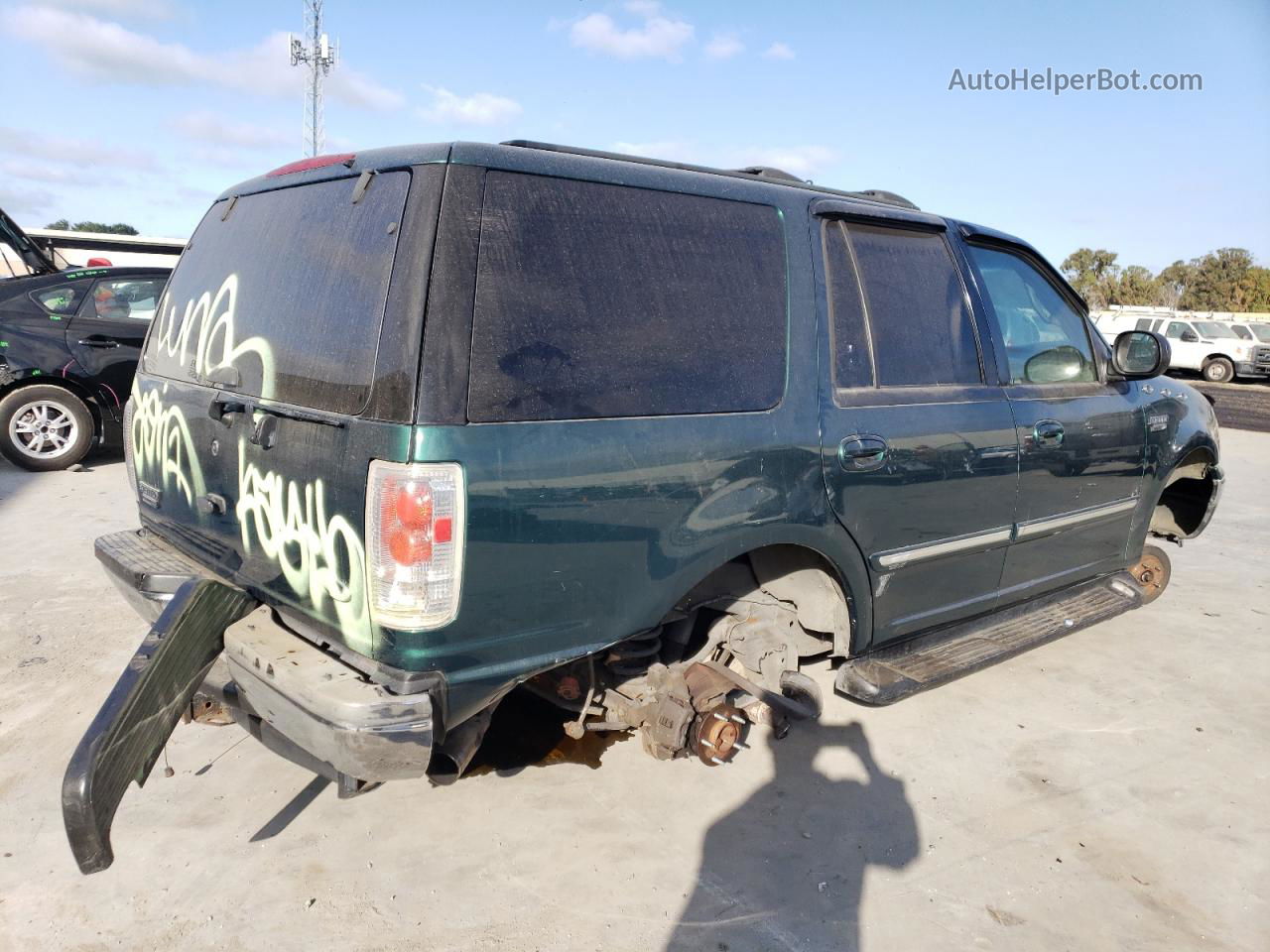 2000 Ford Expedition Xlt Green vin: 1FMRU1669YLB29230