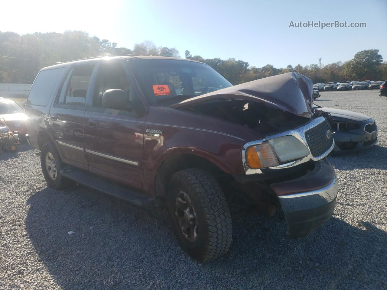 2000 Ford Expedition Xlt Бордовый vin: 1FMRU166XYLA97002