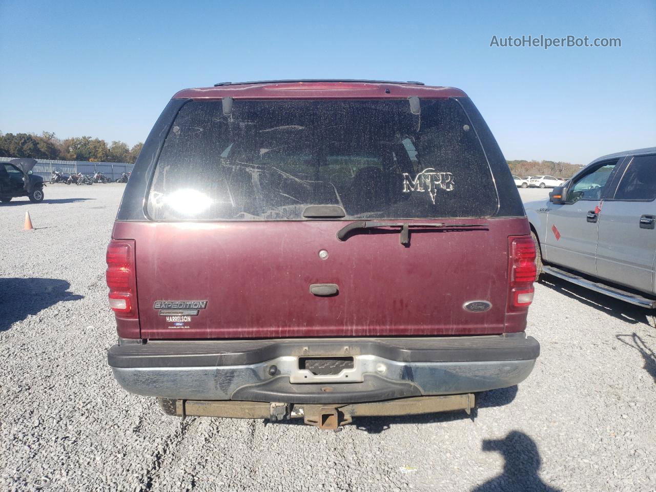 2000 Ford Expedition Xlt Бордовый vin: 1FMRU166XYLA97002