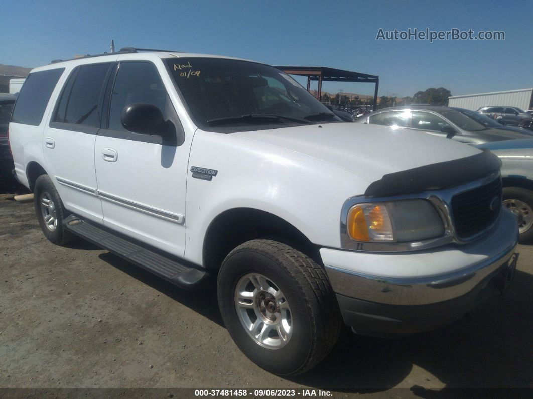 2001 Ford Expedition Xlt White vin: 1FMRU16W61LB01035