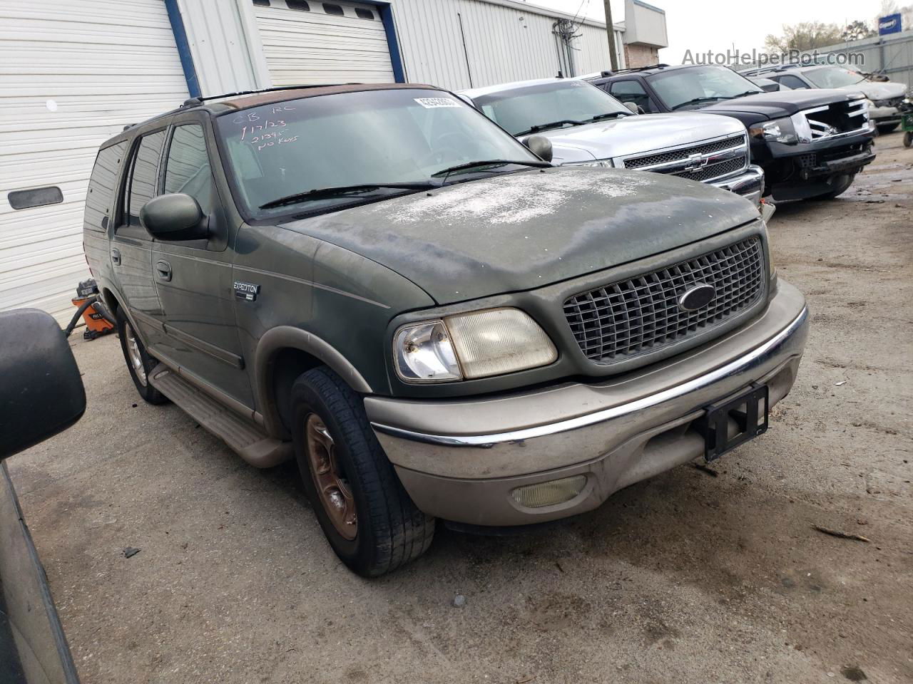 2000 Ford Expedition Eddie Bauer Green vin: 1FMRU1760YLB38848