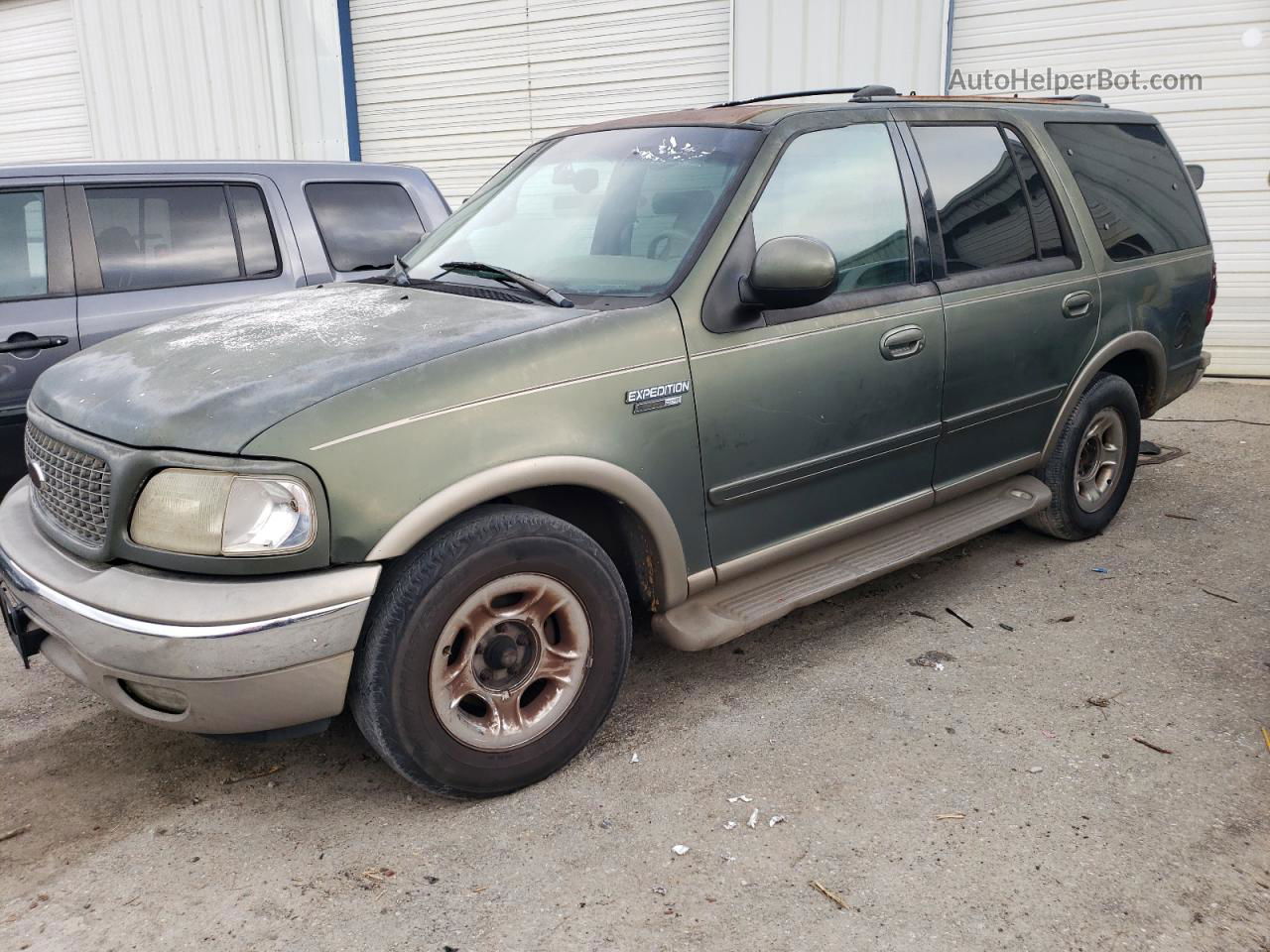 2000 Ford Expedition Eddie Bauer Green vin: 1FMRU1760YLB38848