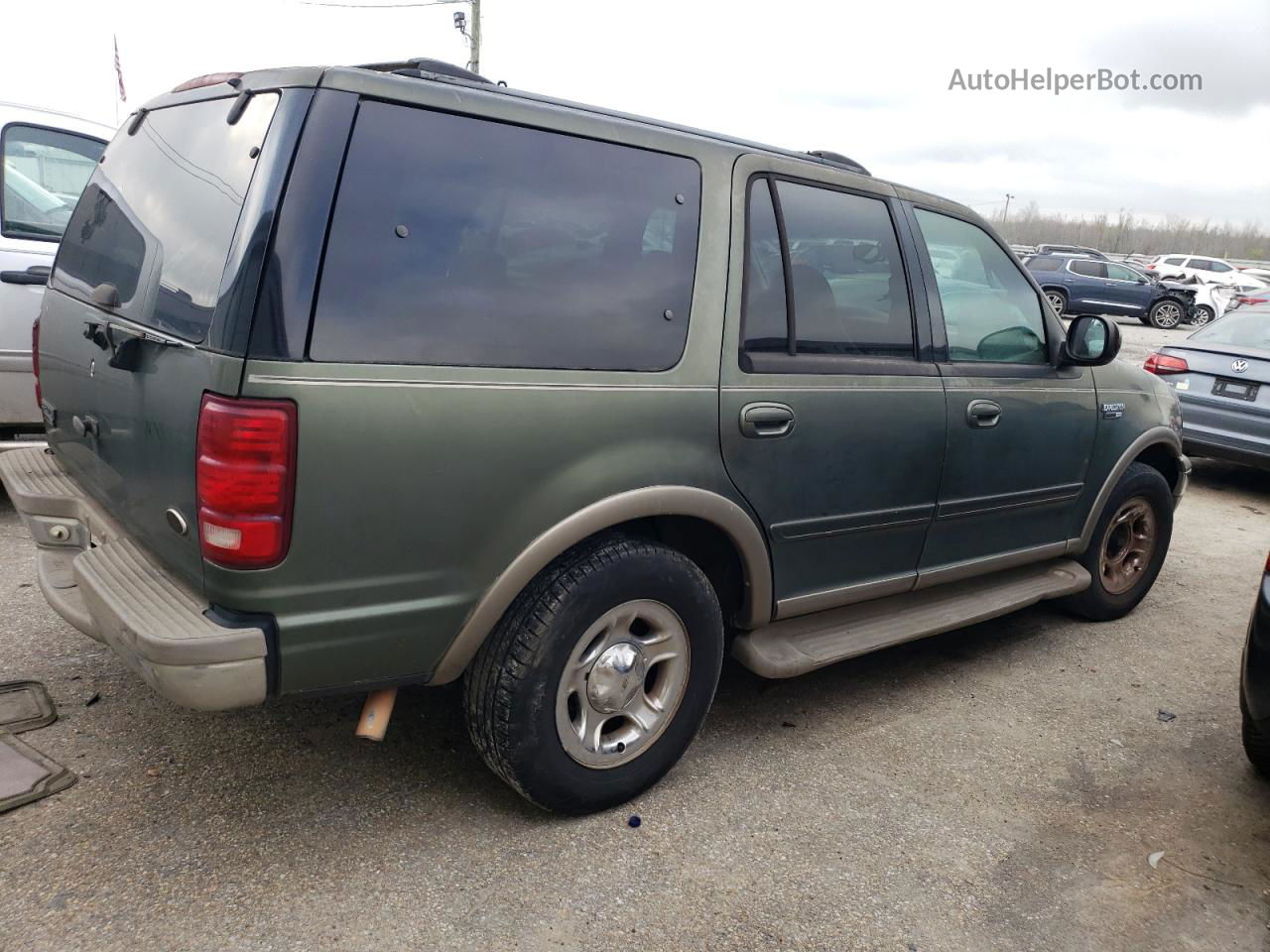 2000 Ford Expedition Eddie Bauer Green vin: 1FMRU1760YLB38848