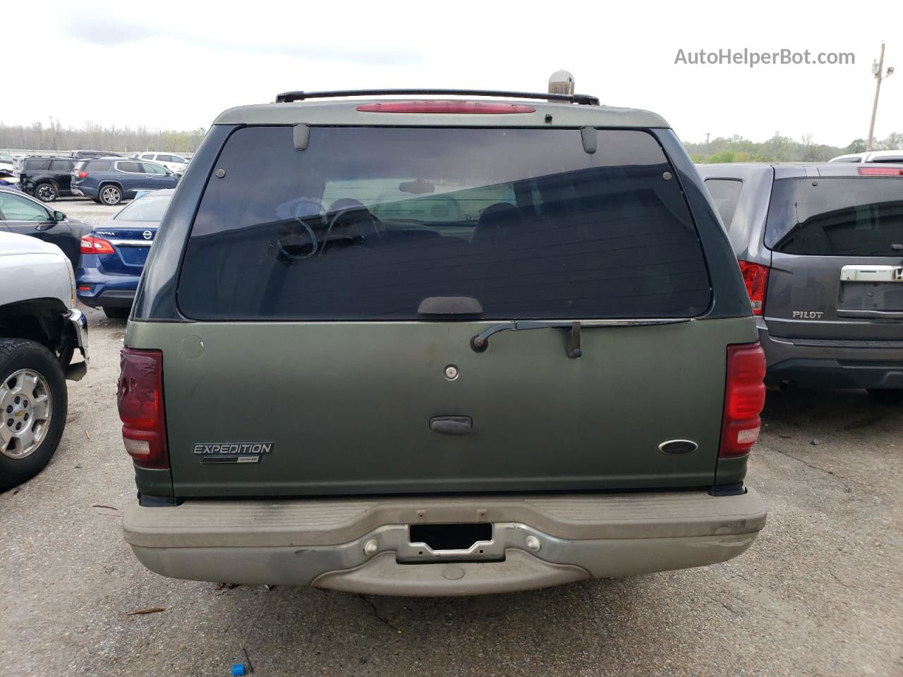 2000 Ford Expedition Eddie Bauer Green vin: 1FMRU1760YLB38848