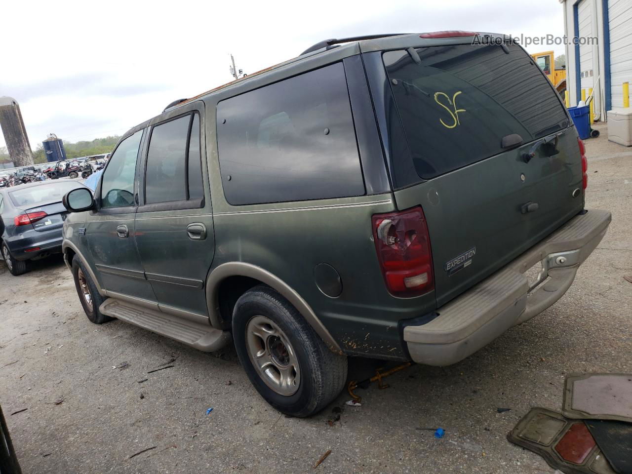 2000 Ford Expedition Eddie Bauer Green vin: 1FMRU1760YLB38848