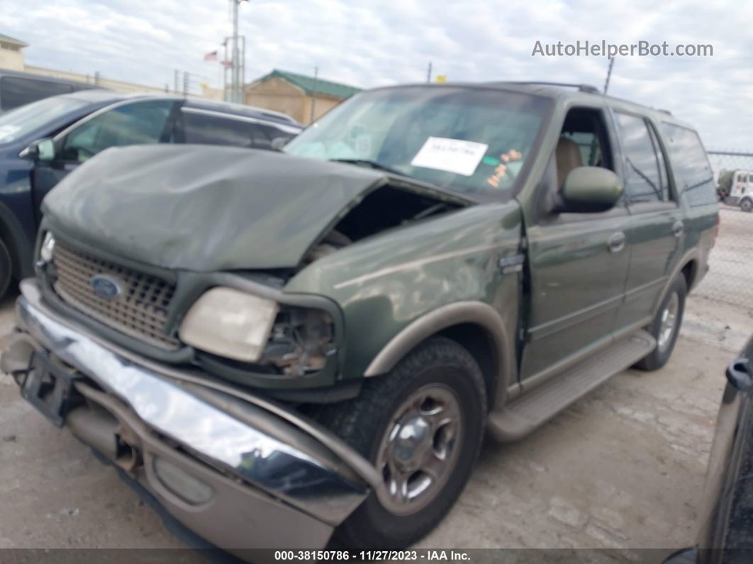 2000 Ford Expedition Eddie Bauer Green vin: 1FMRU1763YLB96369