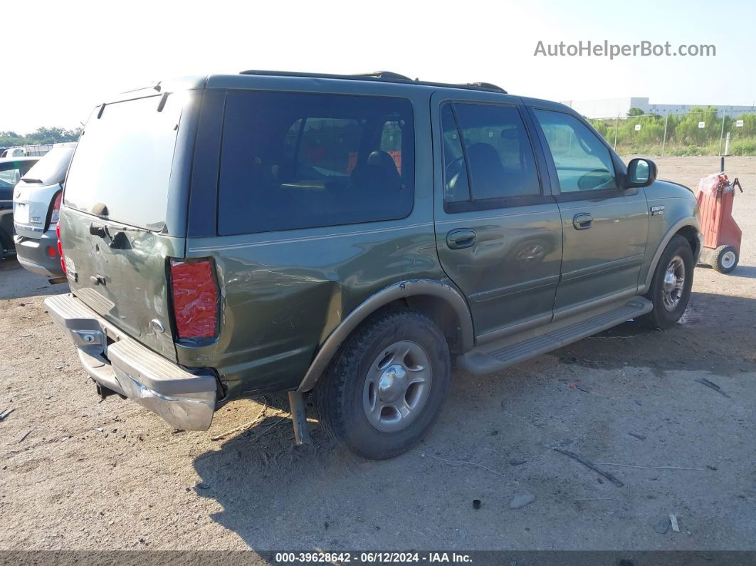 2000 Ford Expedition Eddie Bauer Green vin: 1FMRU1767YLB45750