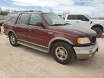 2000 Ford Expedition Eddie Bauer Maroon vin: 1FMRU1769YLB02656