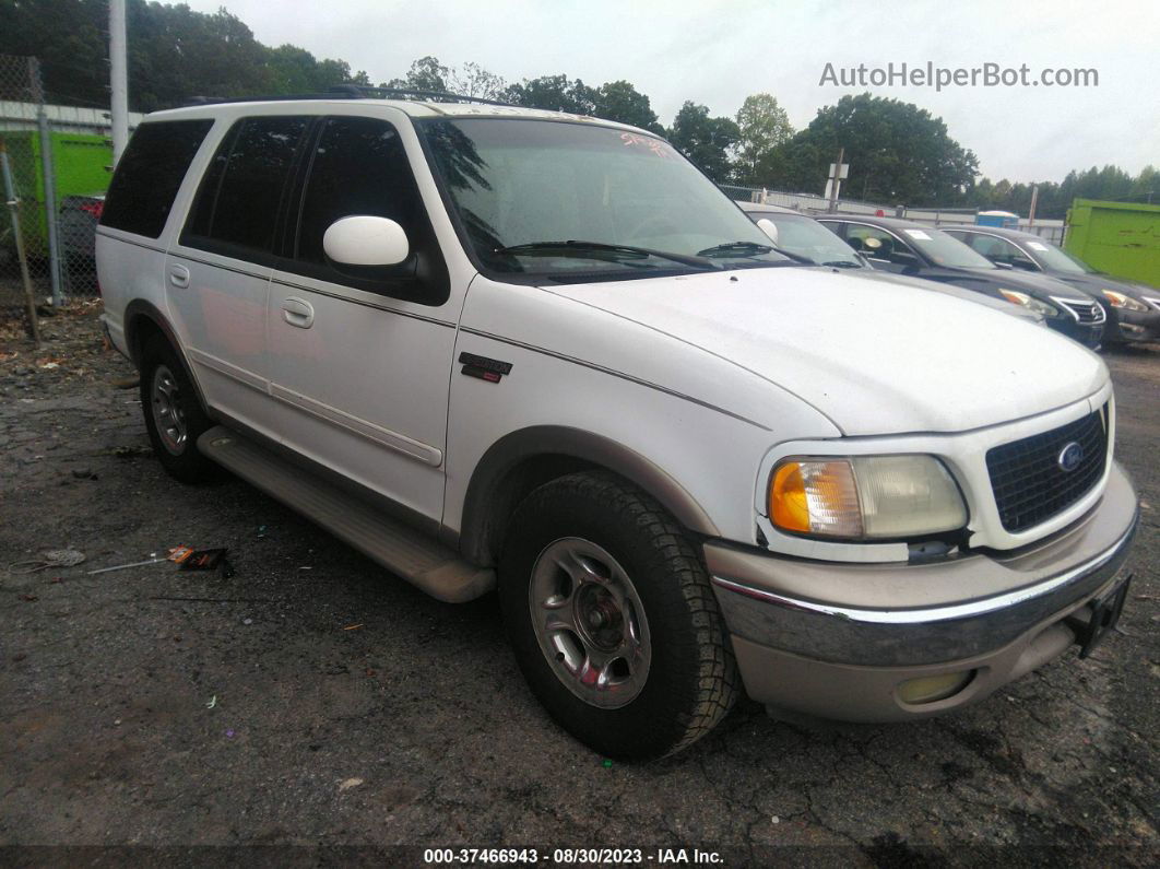 2000 Ford Expedition Eddie Bauer White vin: 1FMRU176XYLA85382