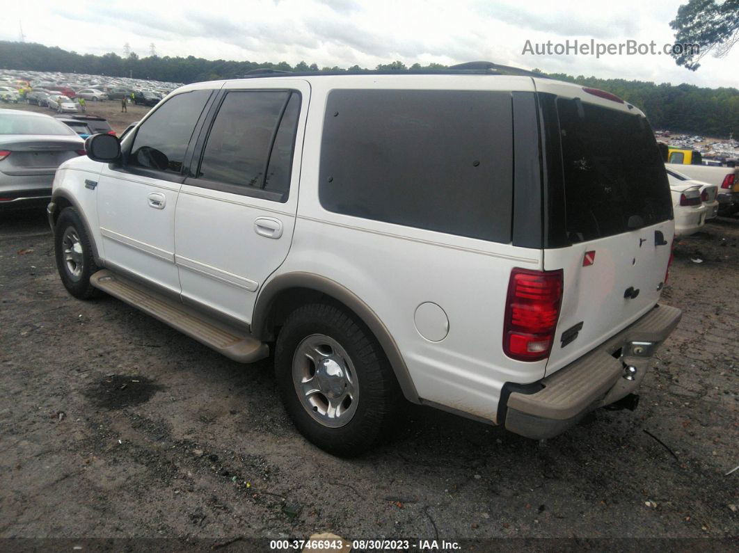 2000 Ford Expedition Eddie Bauer White vin: 1FMRU176XYLA85382