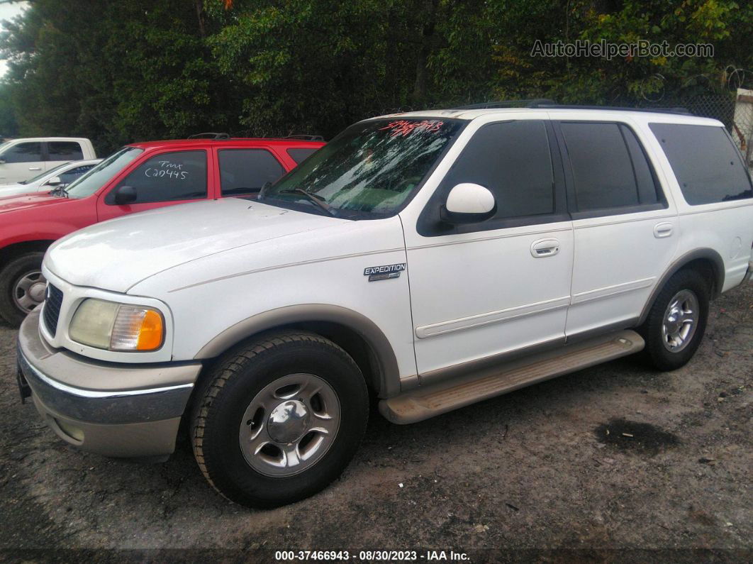 2000 Ford Expedition Eddie Bauer White vin: 1FMRU176XYLA85382