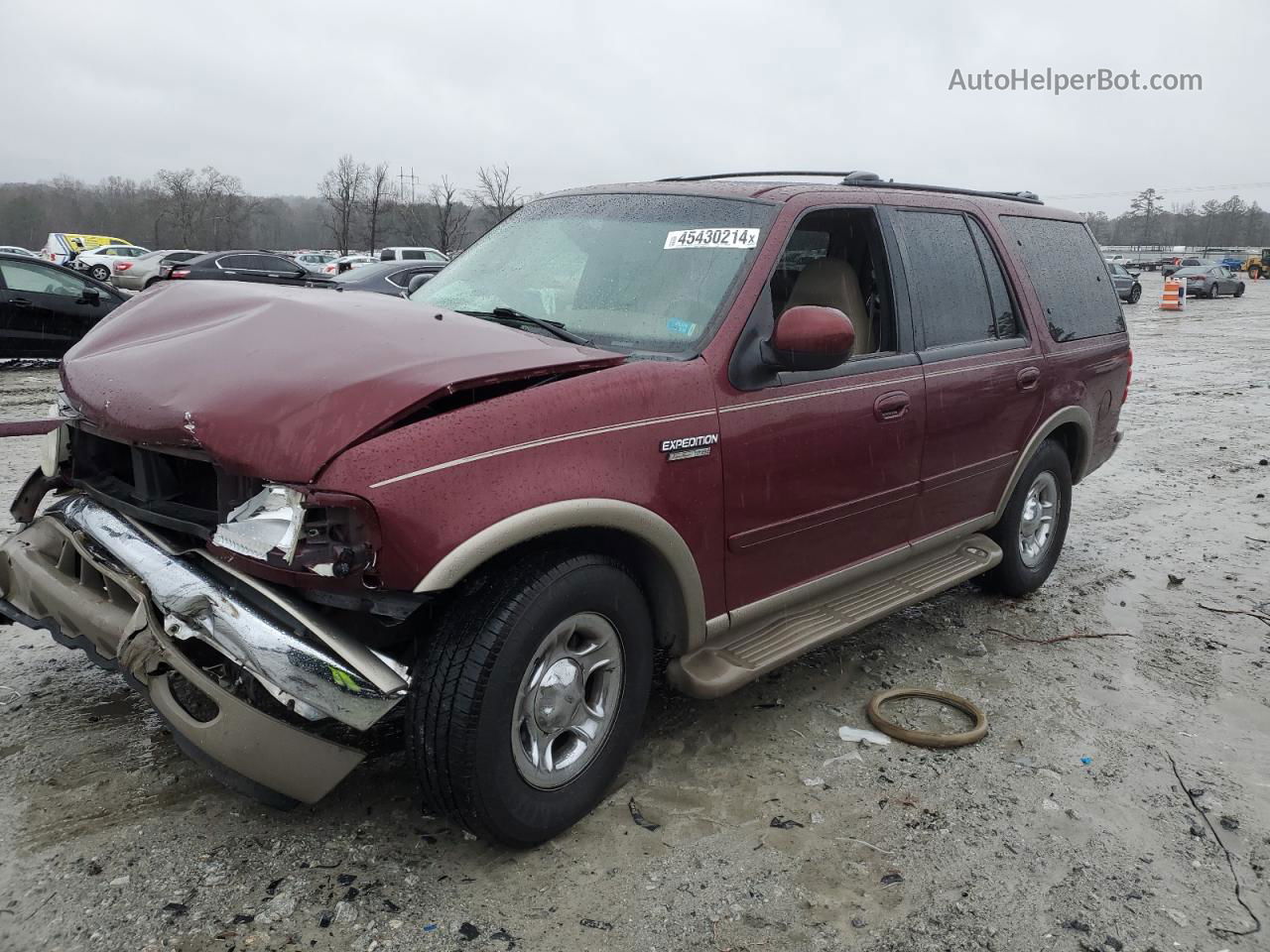 2000 Ford Expedition Eddie Bauer Maroon vin: 1FMRU176XYLB21992