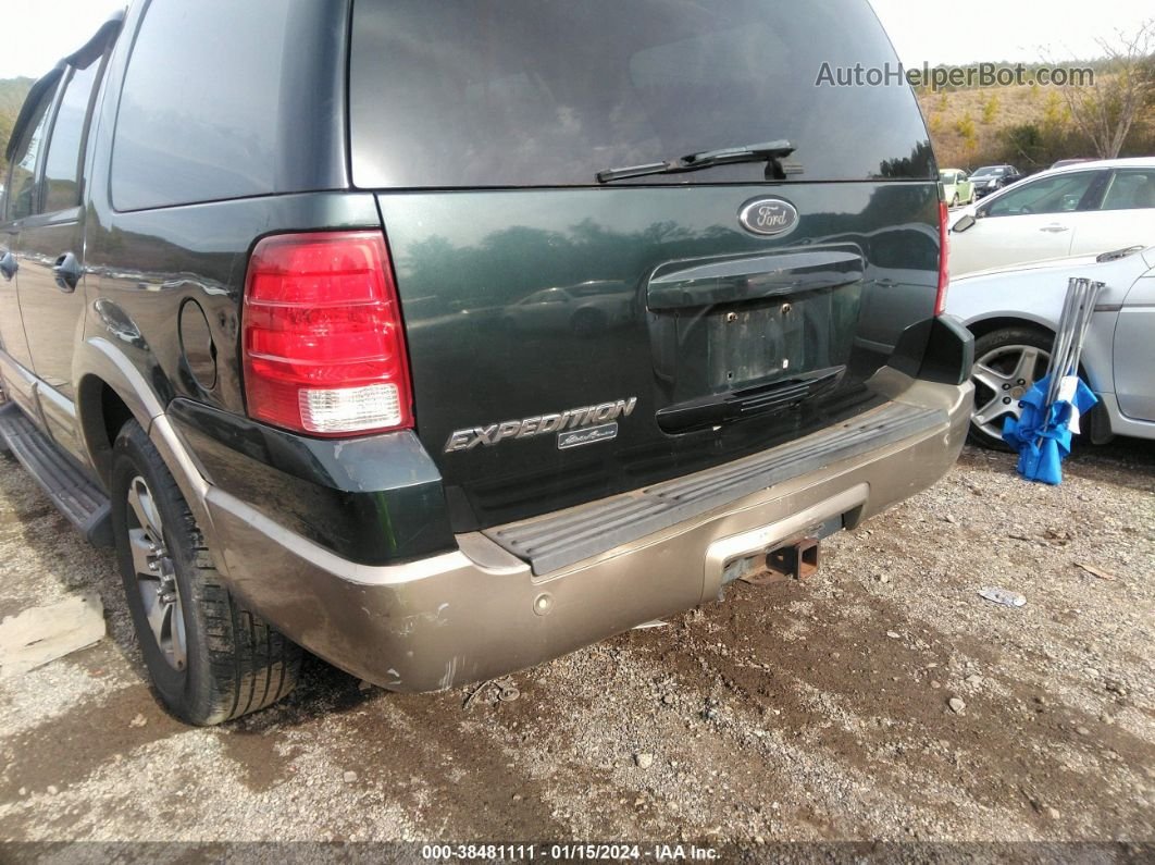 2003 Ford Expedition Eddie Bauer Green vin: 1FMRU17L03LA38666