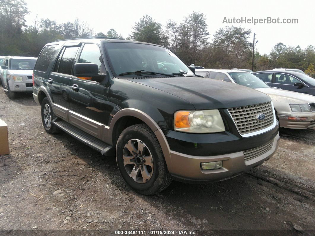 2003 Ford Expedition Eddie Bauer Green vin: 1FMRU17L03LA38666