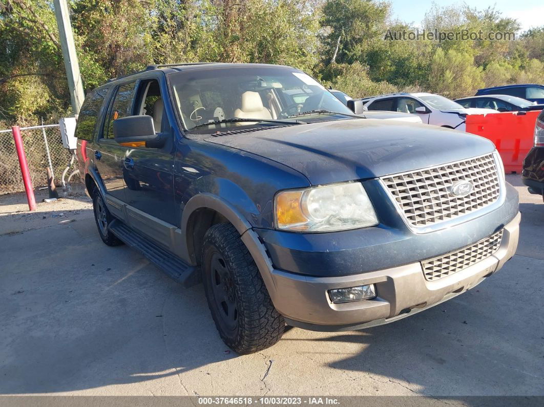 2003 Ford Expedition Eddie Bauer Blue vin: 1FMRU17L03LA53524